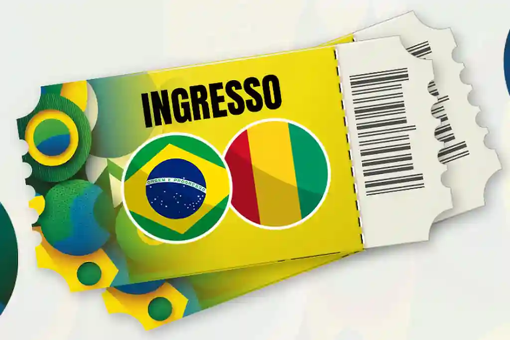 Ingressos à venda para Brasil x Guiné NE Notícias