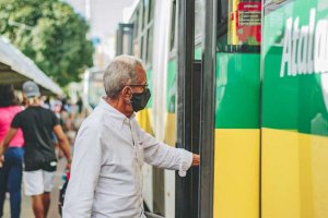 Passageiro de ônibus em Aracaju