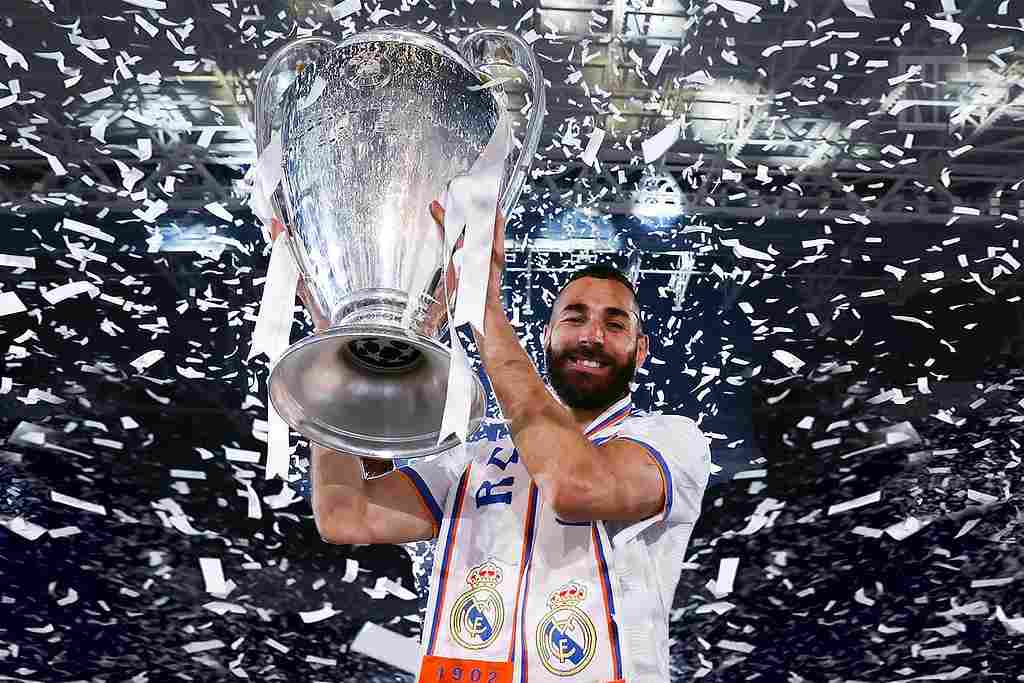 Jogadores com mais títulos na Champions League: Benzema, Carvajal