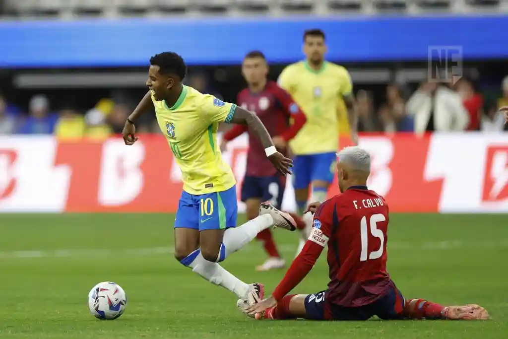 Brasil e Costa Rica se enfrentaram pela primeira rodada da Copa América, no SoFi Stadium, em Inglewood, na Califórnia (EUA)