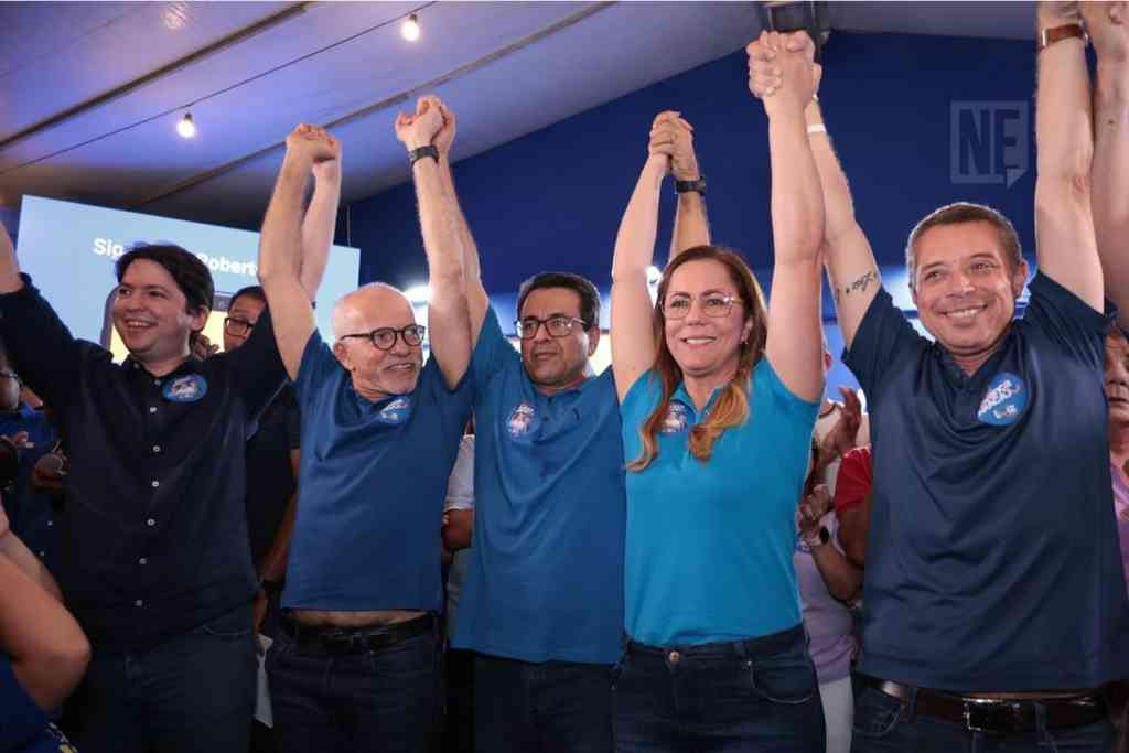 Katarina Feitoza apoio à pré-candidatura de Luiz Roberto para prefeito de Aracaju