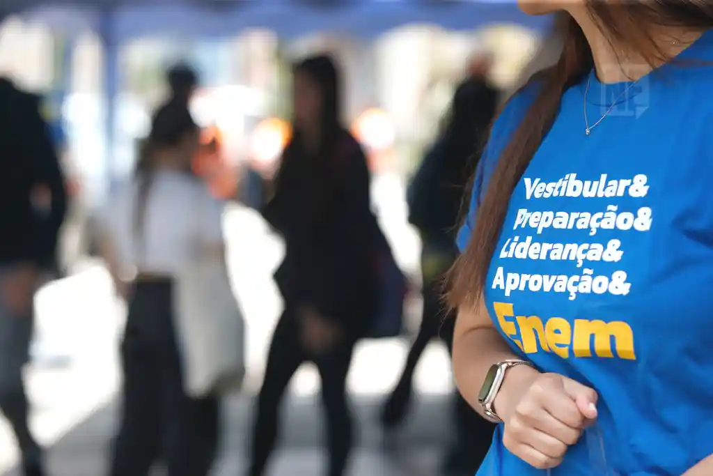 Estudantes no segundo dia de provas do ENEM