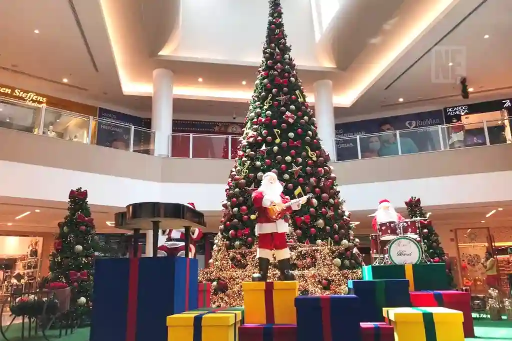 Natal no shopping Riomar de Aracaju