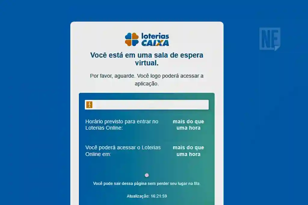 Mega da Virada: site Loterias Caixa tem fila de espera para apostar