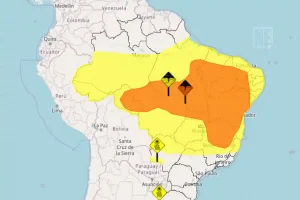 Alerta de chuvas em SERGIPE para esta segunda