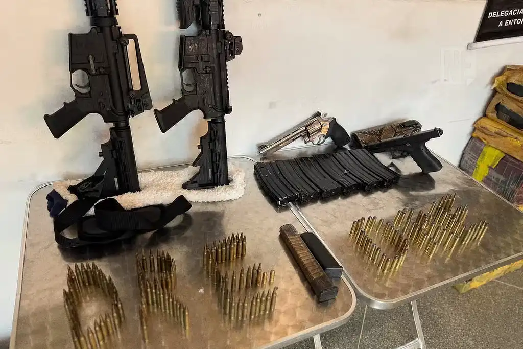 Armas e munições apreendidas pela Polícia Federal em Sergipe