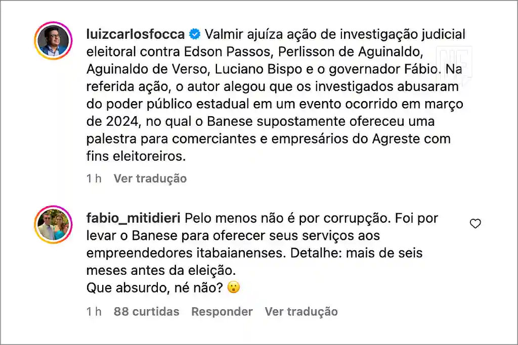 Prefeito tenta tornar governador inelegível