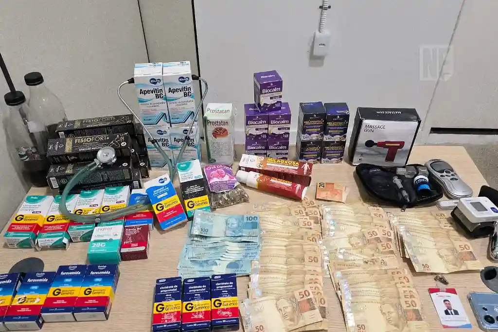 Operação conjunta prende homem em flagrante por exercício ilegal de medicina, aplicar medicamentos em idosa e causar prejuízo superior a R$ 8 mil em Sergipe