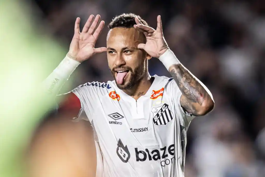 Com gol e assistência de Neymar colocam o Santos na liderança do grupo B do Campeonato Paulista