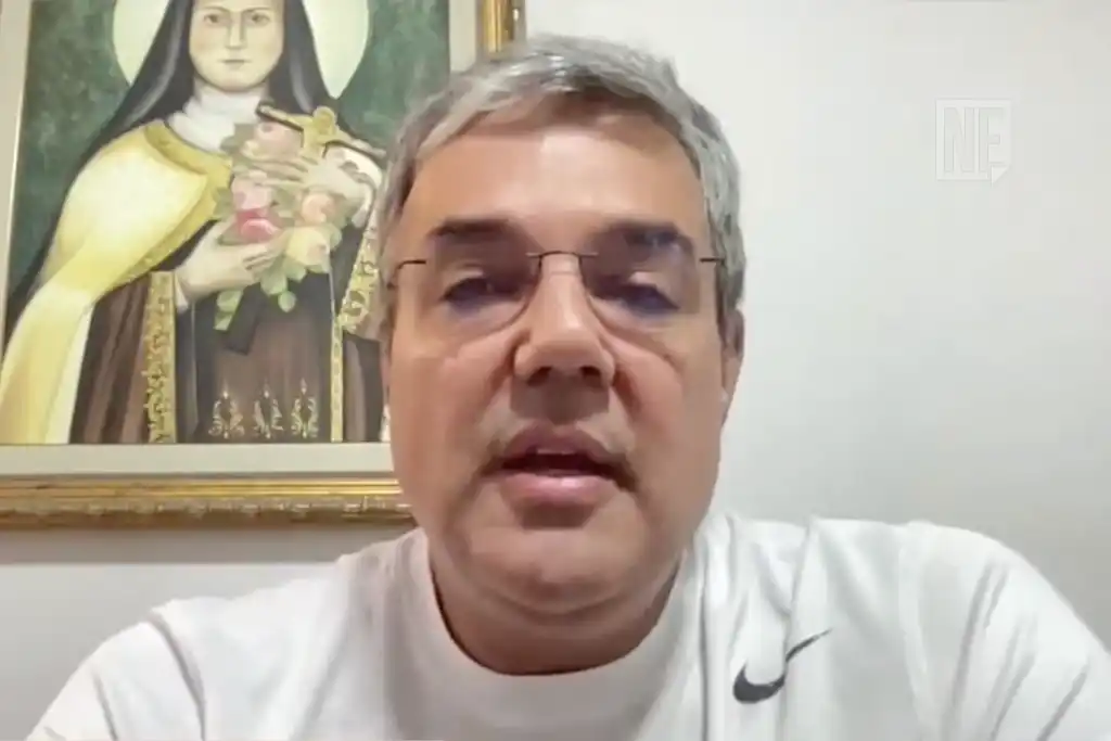 Prefeito Sérgio Reis durante entrevista 17/02/2025