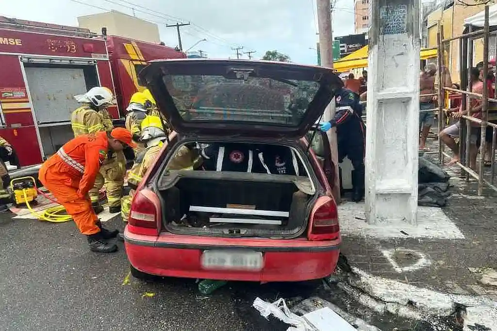 Acidente de trânsito com vítimas em Aracaju