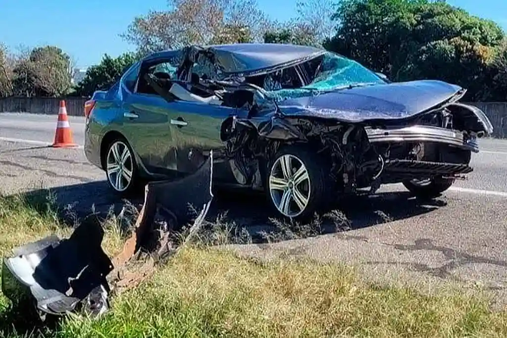 Jogadores do Bragantino sofrem acidente de carro