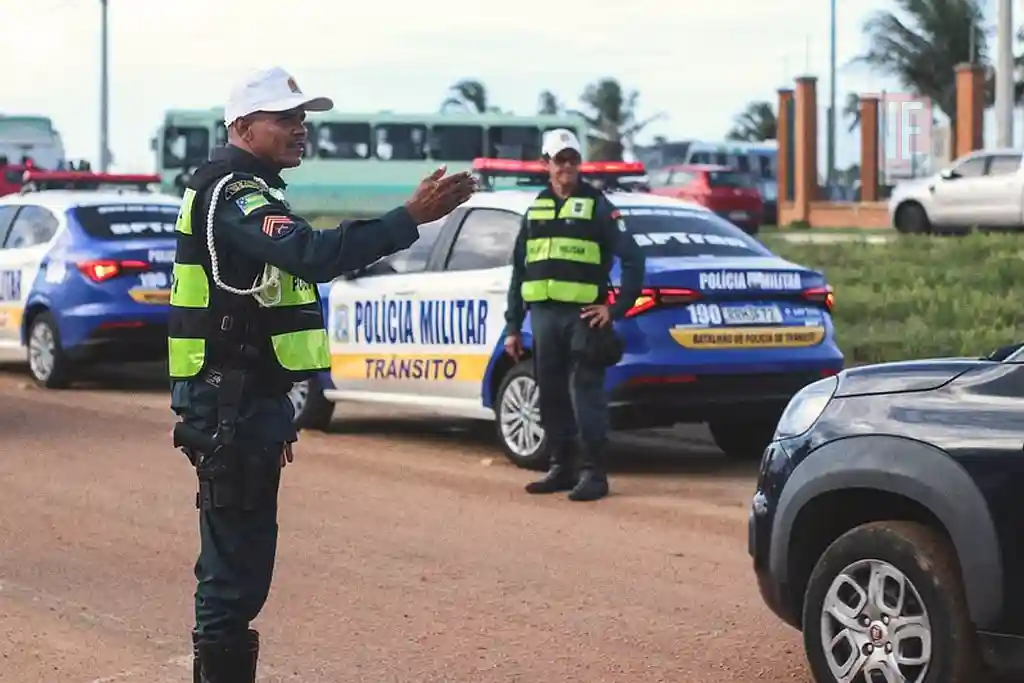 Polícia Militar de Sergipe durante o Carnaval 2025